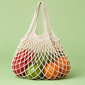 Quiet Market Bag, reusable produce bags